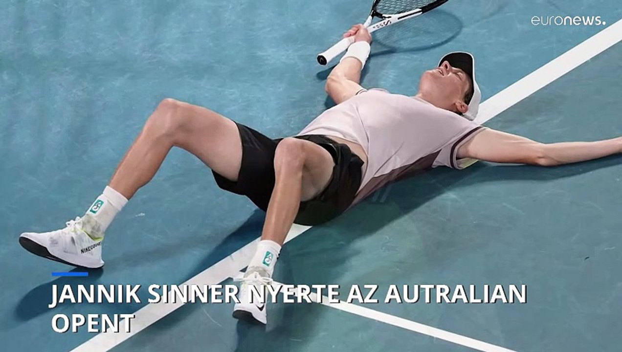 Jannik Sinner megszerezte első Grand Slam-trófeáját