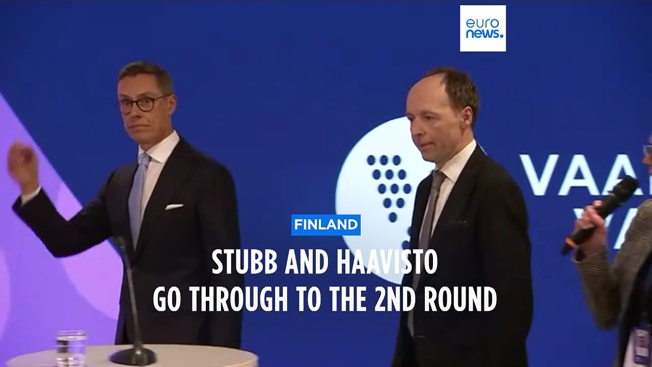 Ex-Prime Minister wins first round of Finland's presidential vote to set up a run-off