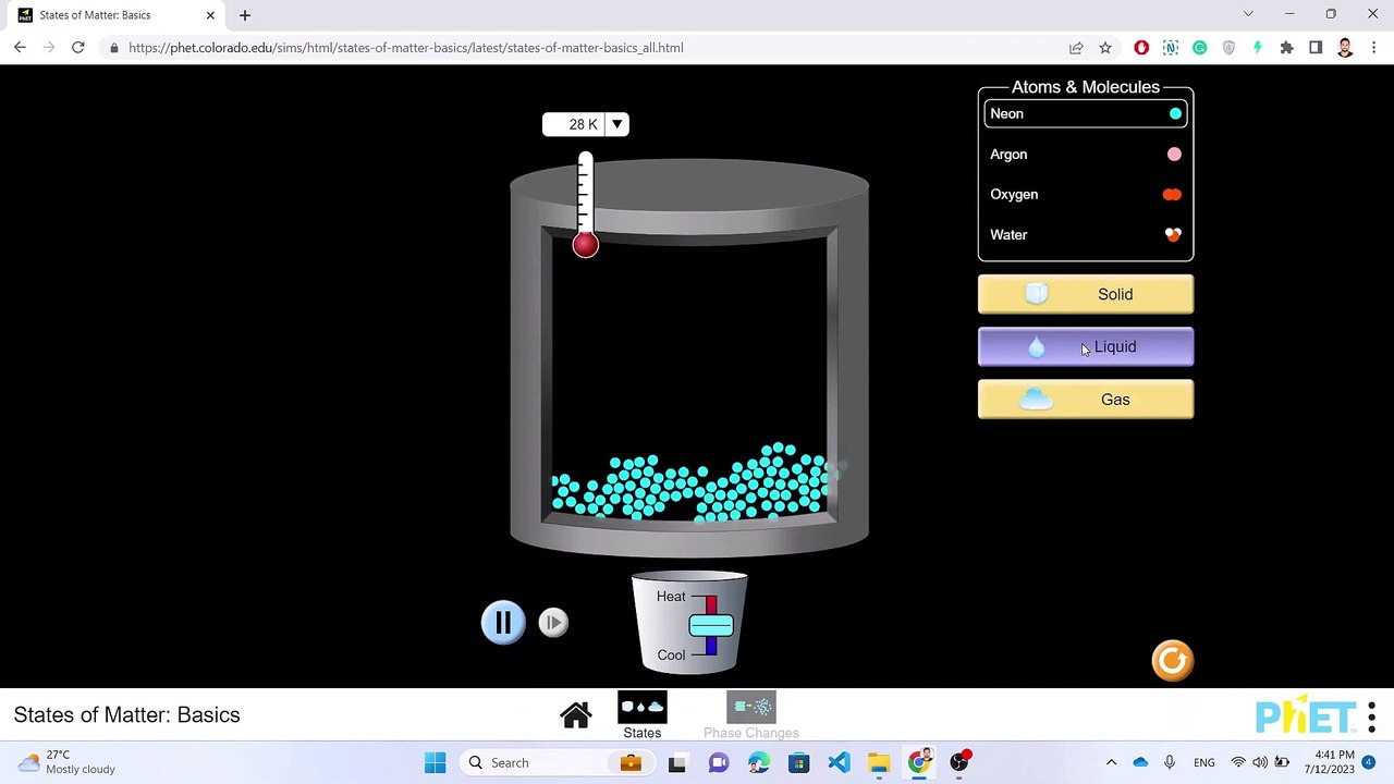 PhET Simulation States of Matter in Physics _ Explore the Fundamentals of Matter! _ Nepali