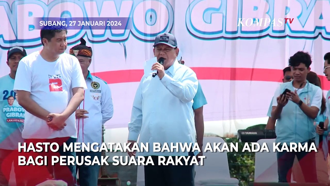 Hasto Jawab Prabowo soal Isu Perusakan Surat Suara, Bahas soal Karma