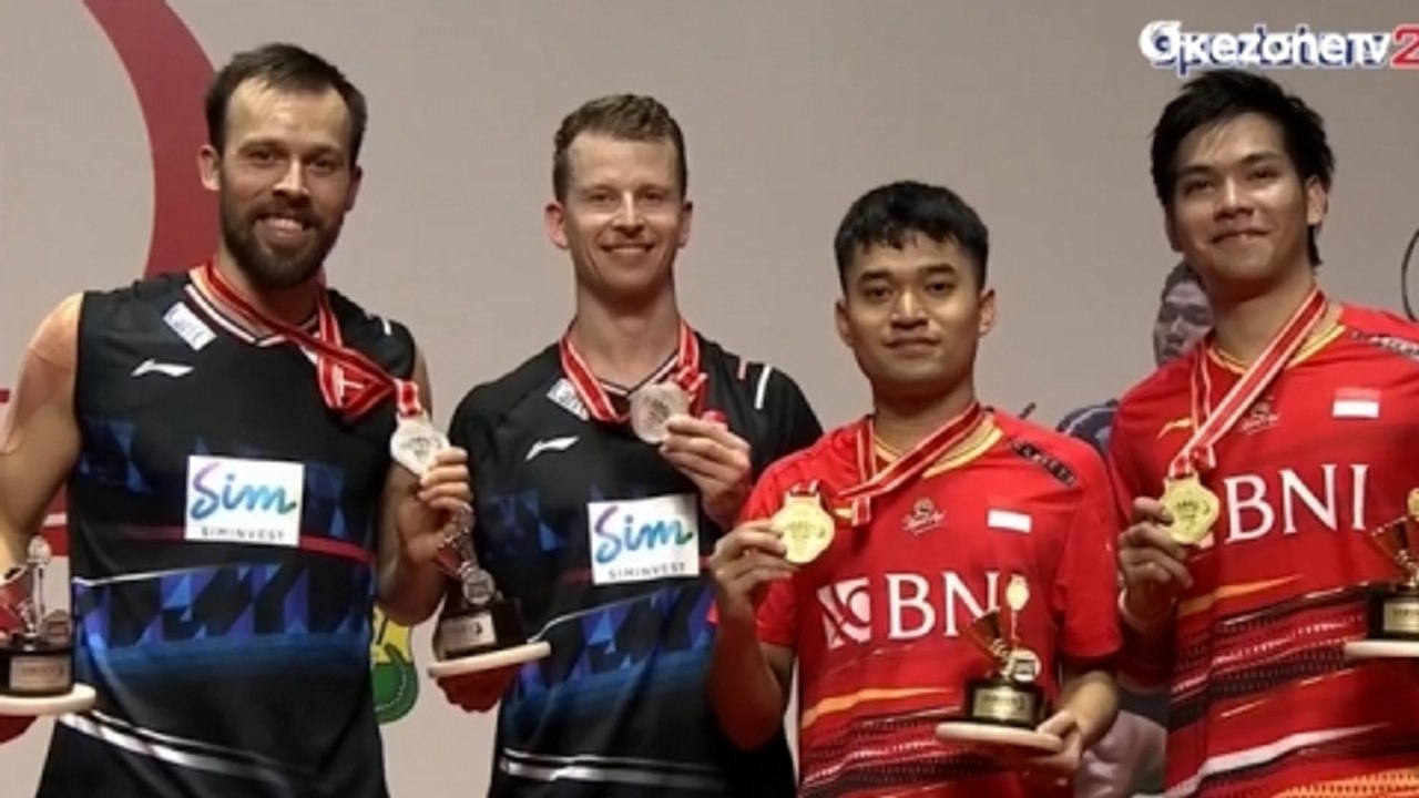 Leo/Daniel Sejajarkan Podium, Bawa Pulang Gelar Juara Ganda Putra!