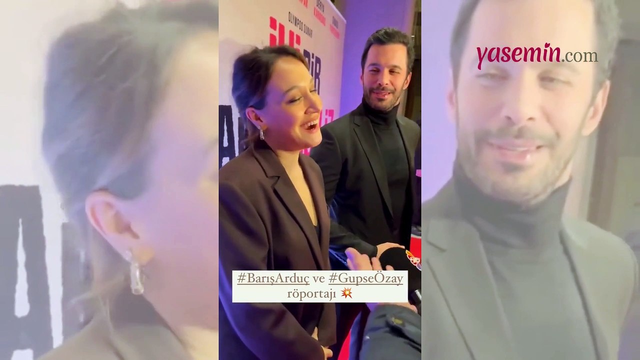 Gupse Özay ve Barış Arduç çiftinden dikkat çeken açıklama! Bakışlarıyla gündem oldu