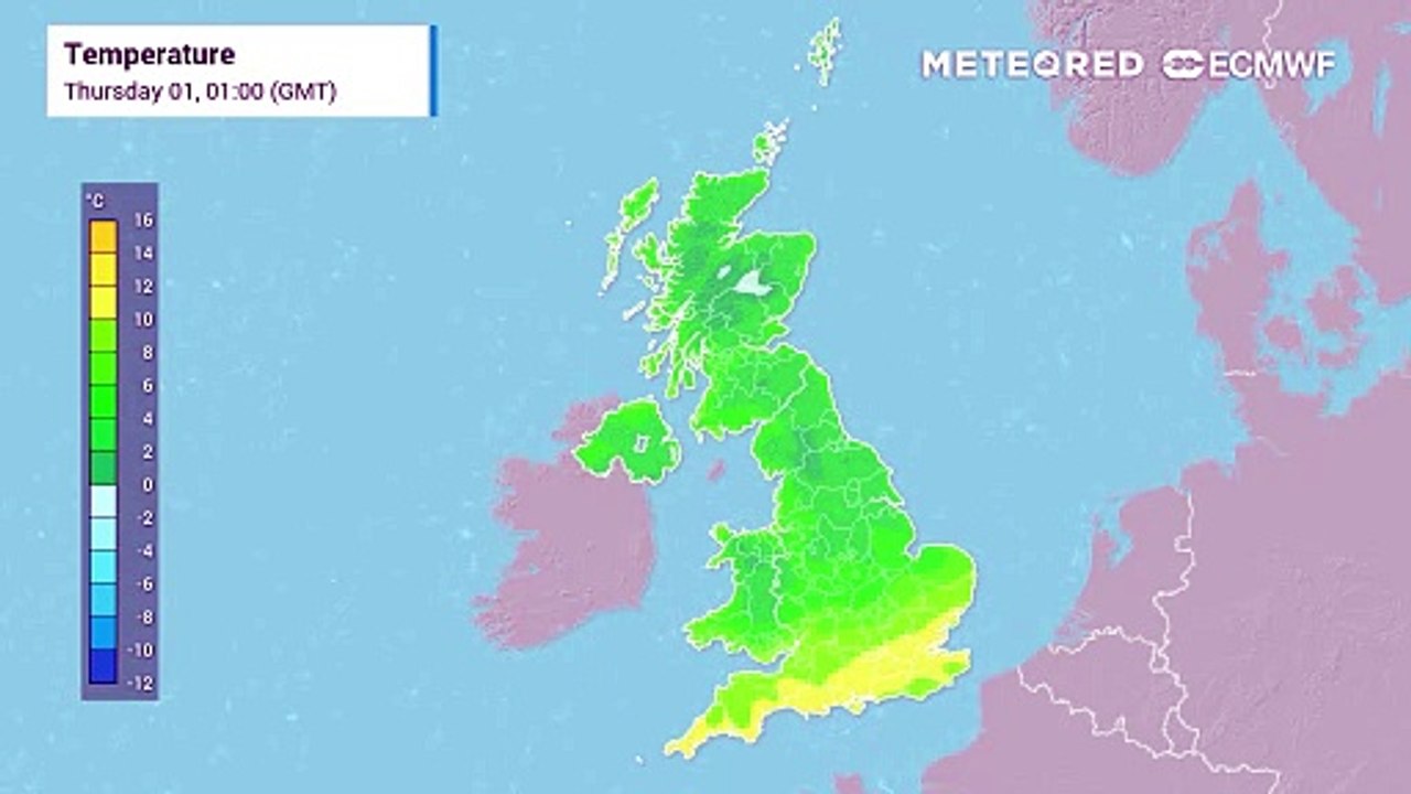 Temperature in the UK