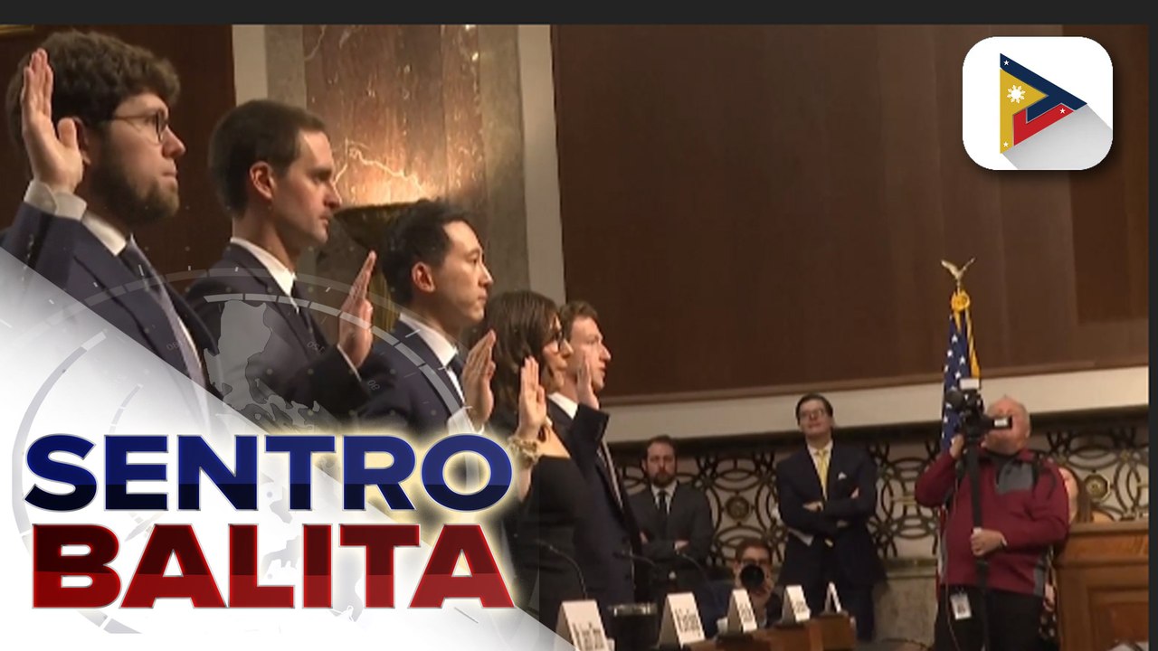 META CEO Zuckerberg, nag-public apology dahil sa panganib ng social media platforms sa mga kabataan