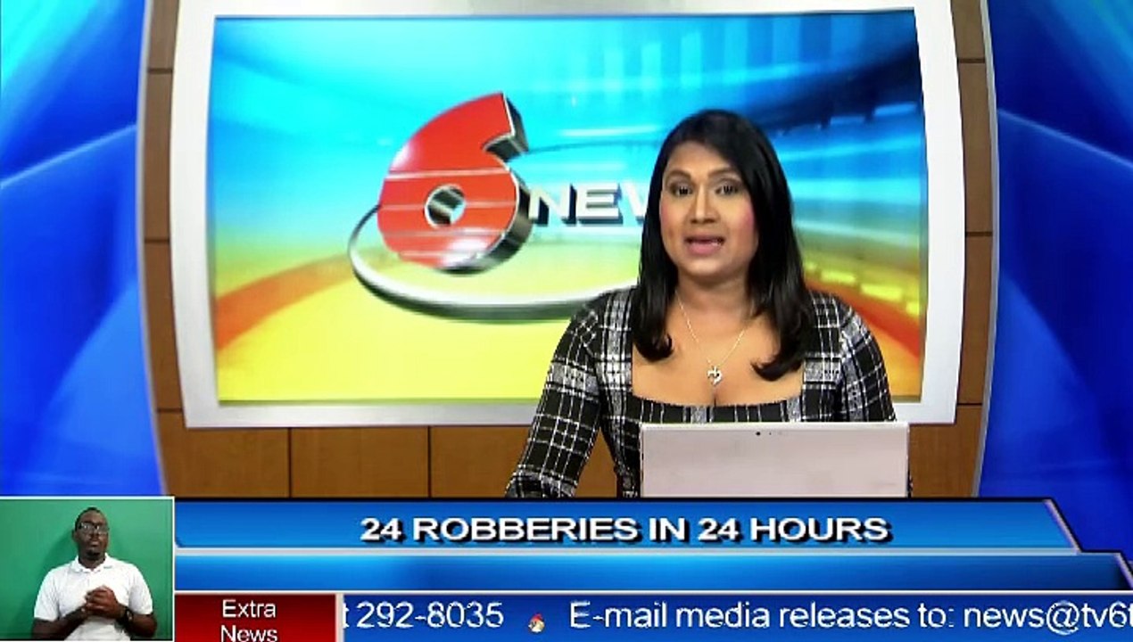 24 Robberies Reported in 24 Hours in T&T