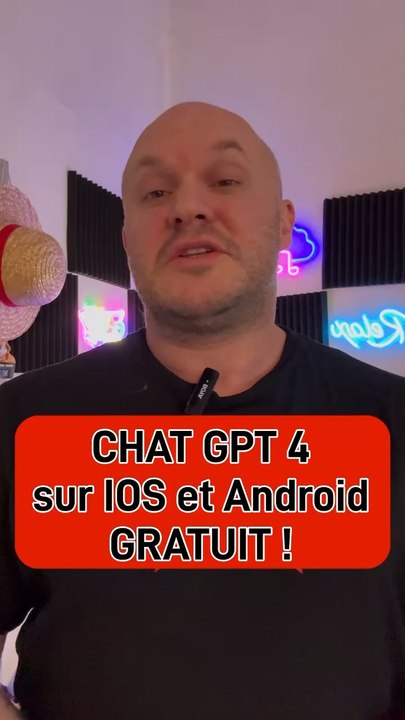 Chat gpt4 sur ios ou android gratuit !