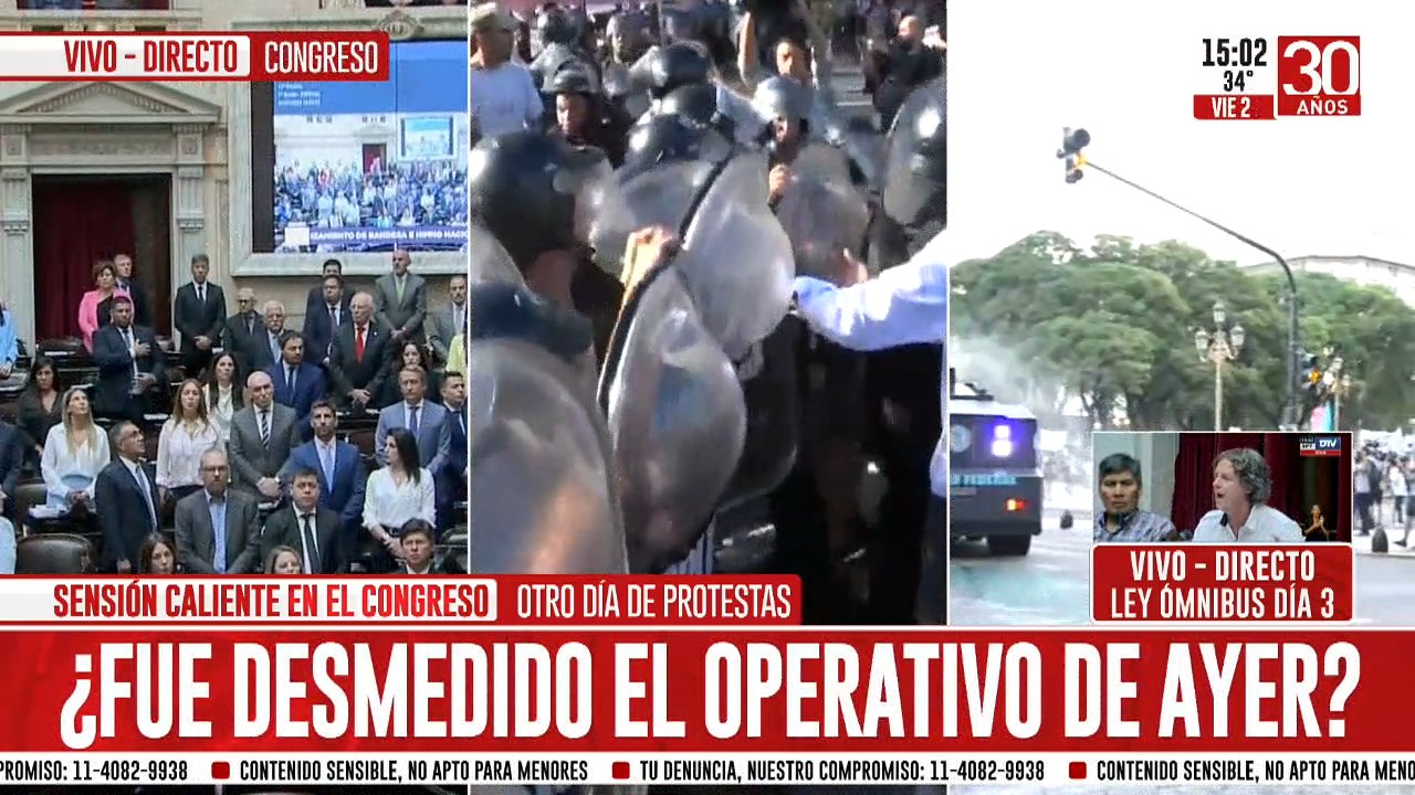 Sesión caliente en el Congreso: ¿Cuántos son los oradores previstos para este viernes?