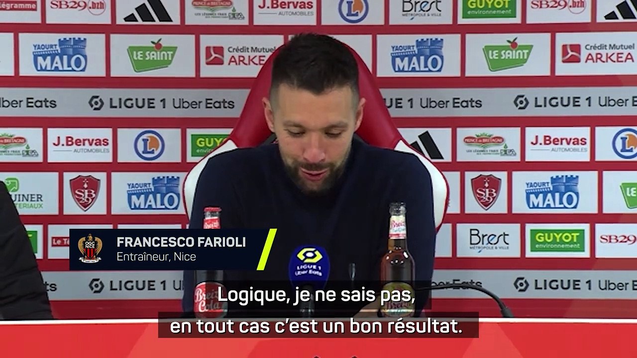 Farioli : "Un très bon résultat"