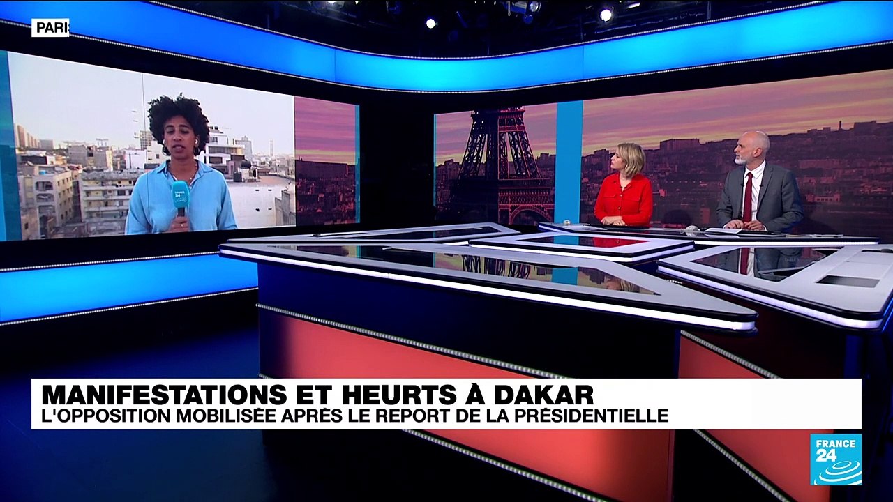 Sénégal : manifestations et heurts à Dakar après le report de la présidentielle