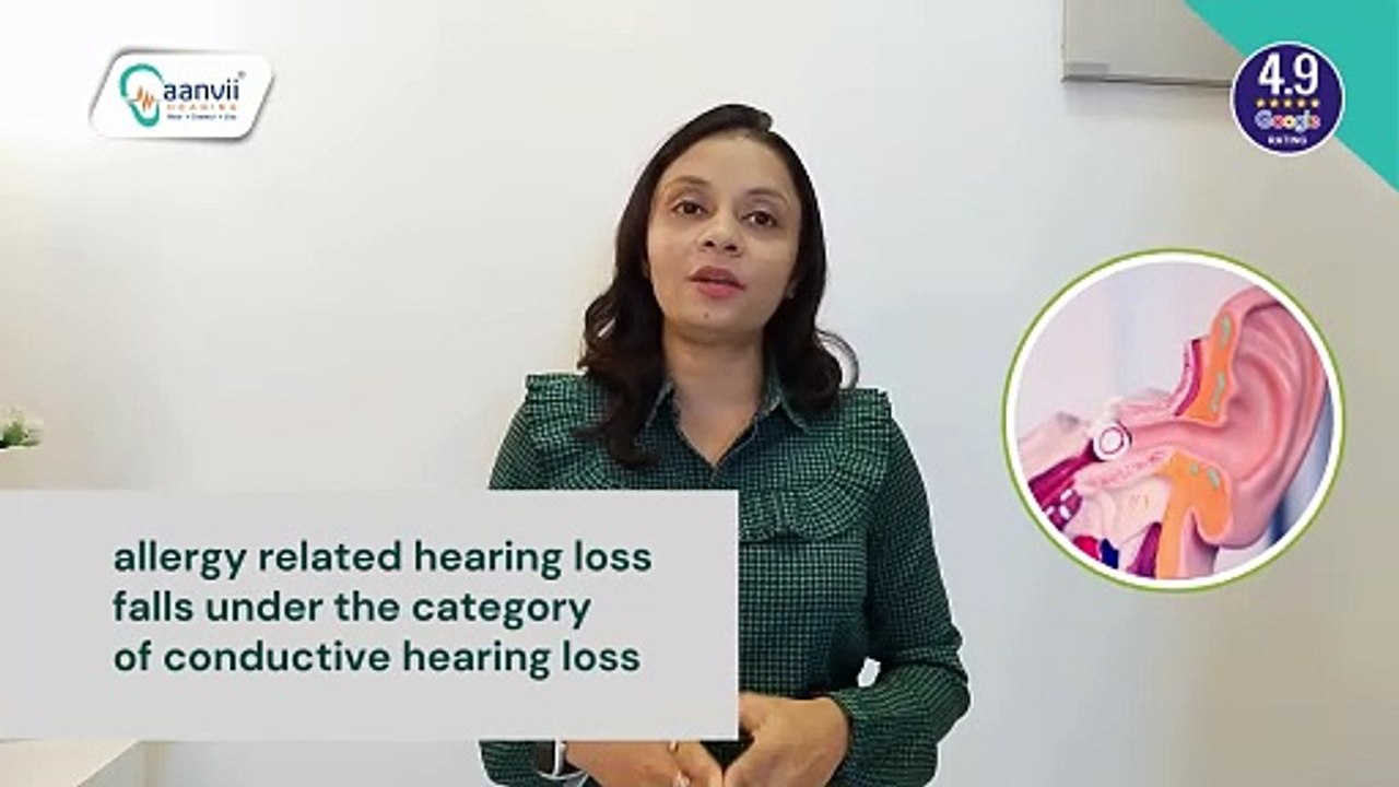 What is the connection between allergies and hearing loss.