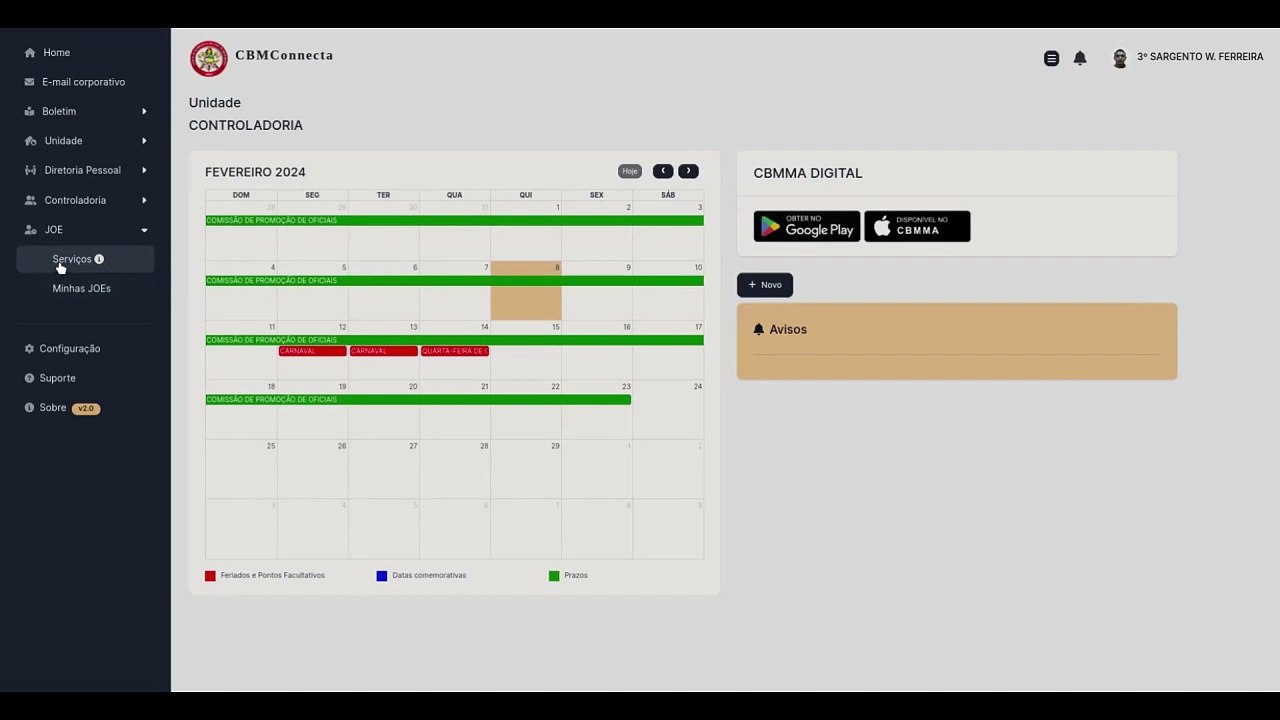 INSCRIÇÃO NA JOE (TODO EFETIVO)
