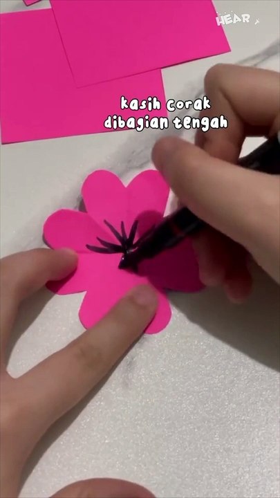 DIY 3D Flower Pop-Up Card Tutorial | Heartsome Handmade Crafts