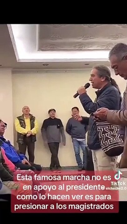 Vídeo filtrado miembros Pacto Histórico