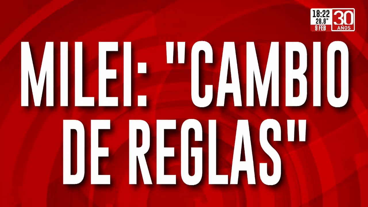 "Cambio de reglas": el posteo de Javier Milei