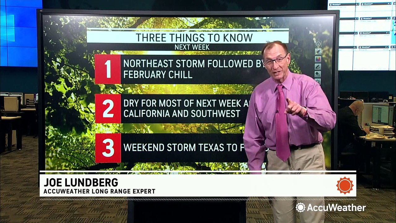 Weather patterns changing for mid-February