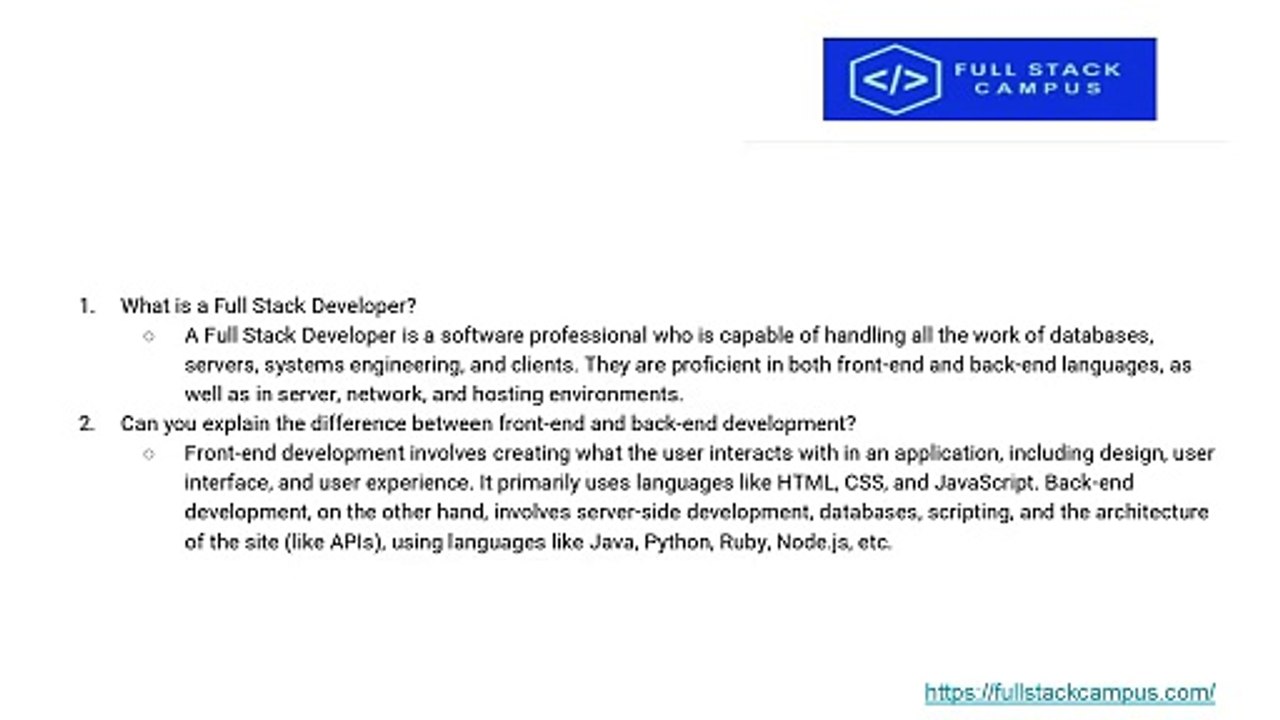 Full stack course in Hyderabad