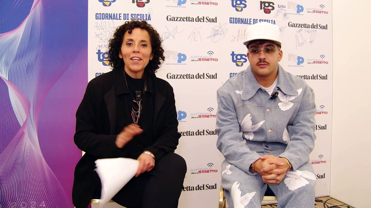 Sanremo 2024: uragano Geolier canta la sua " I p' me, tu p' te"