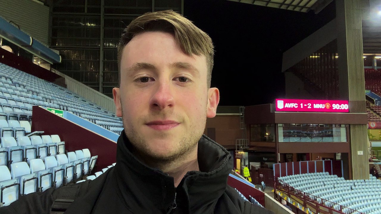 Aston Villa's Champions League hopes threatened as Man Utd run out 2-1 victors