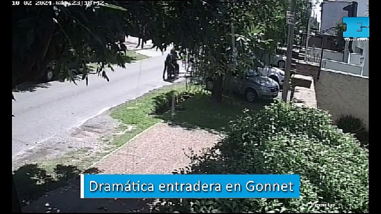 Dramática entradera en Gonnet