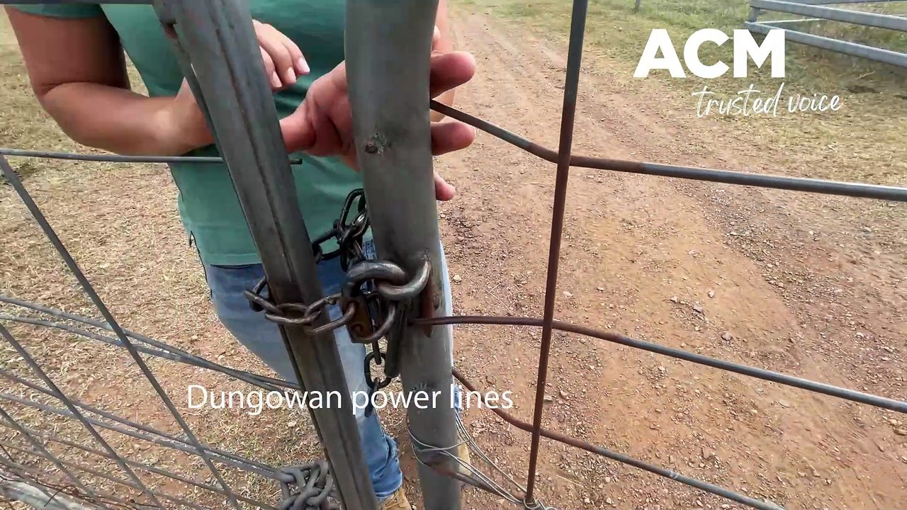 Dungowan power lines