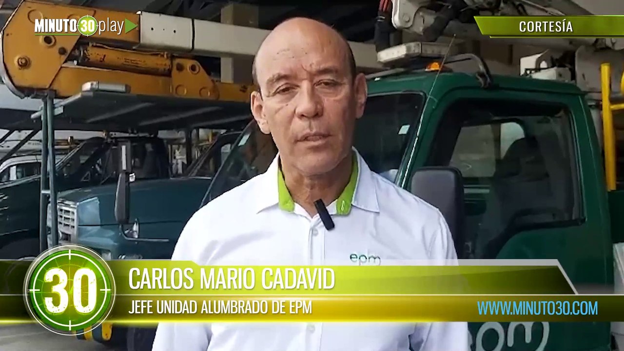 EPM da solución definitiva a luminarias intermitentes en algunas zonas de Medellín
