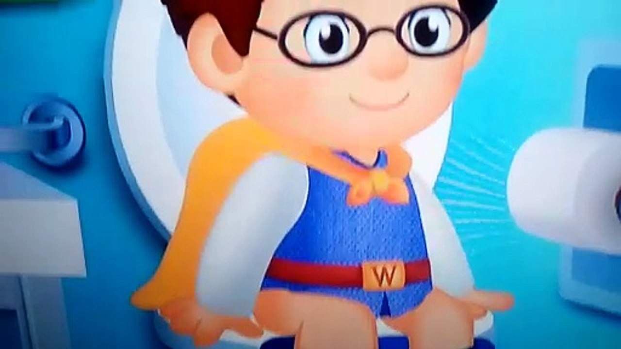 Prince Wednesday pees in. The potty