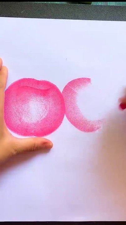 apple love oil pastels