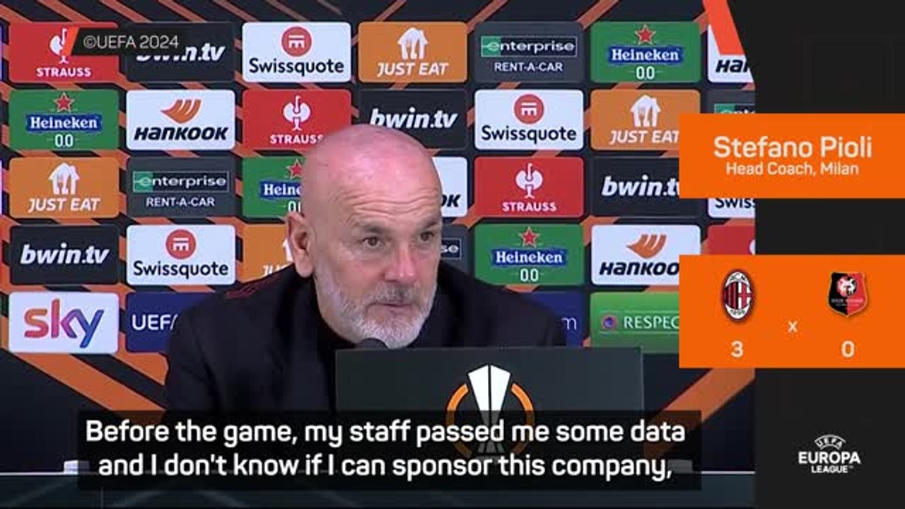 Pioli to use Opta data as motivation tool for Milan's Europa campaign