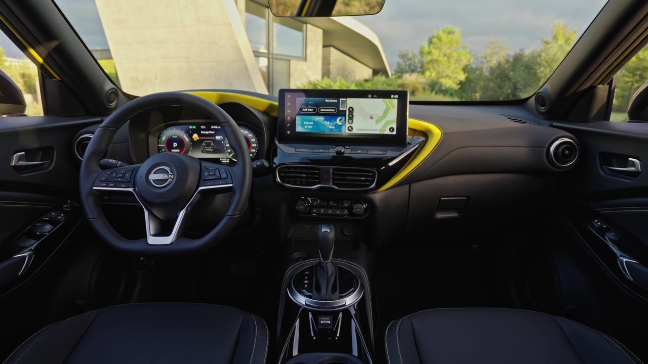 2024 Nissan JUKE N-Sport Yellow Interior Design