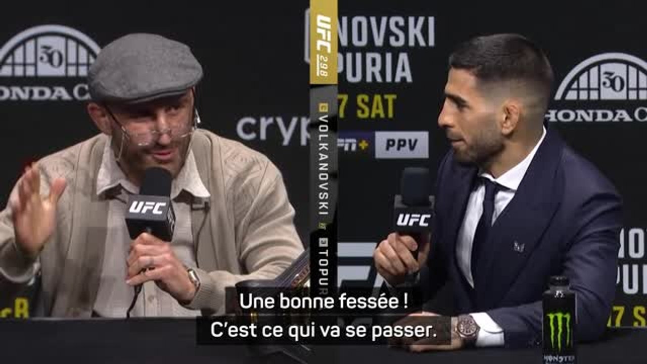 UFC 298 - Volkanovski promet "une bonne fessée" à Topuria !