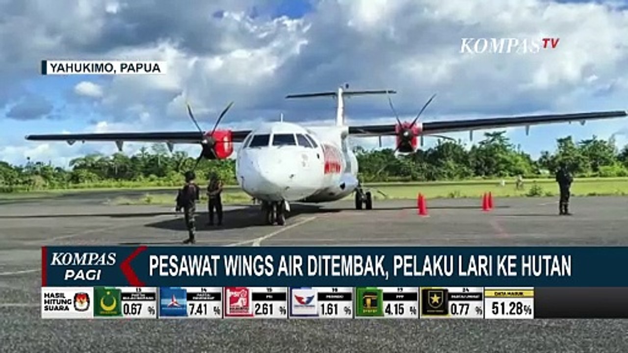 Pesawat Wings Air Ditembak di Bandara Nop Goliat, Pelaku Lari ke Hutan