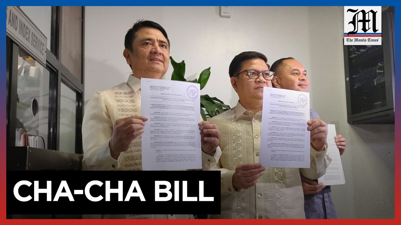 Charter change bill filed in House