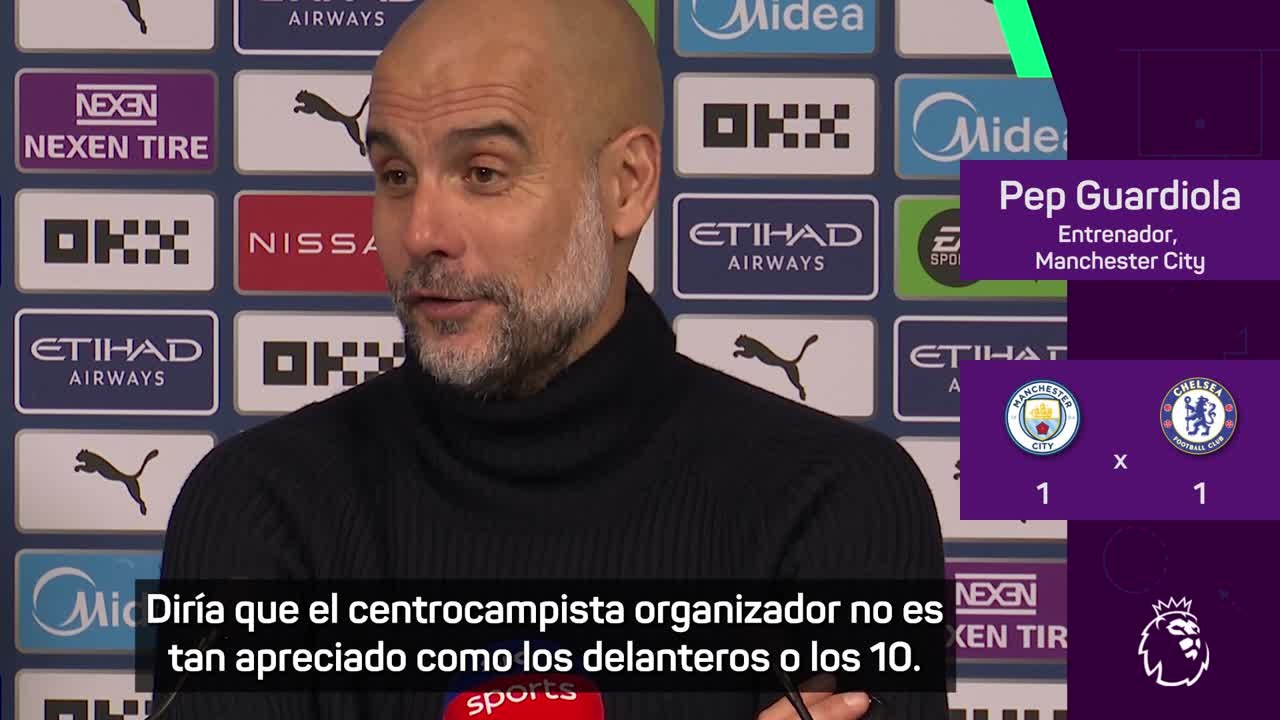 Guardiola sobre Rodri: "Menudo fichaje, es el mejor centrocampista del mundo"