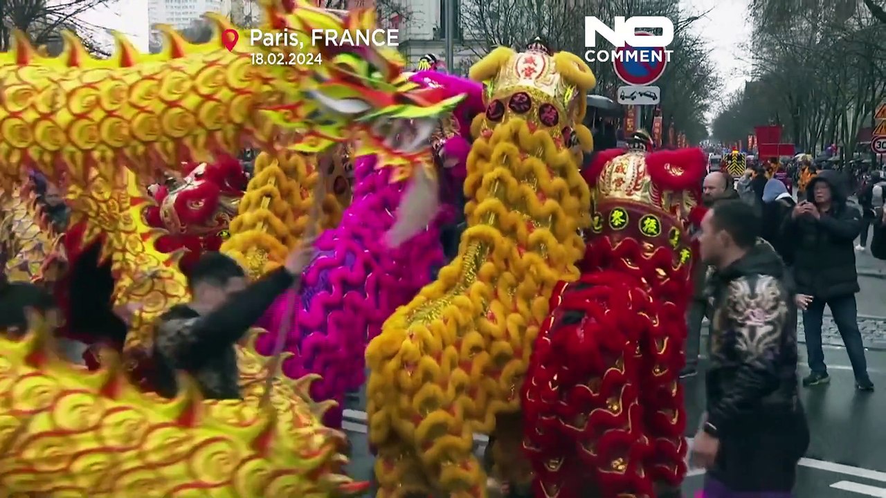 NO COMMENT : Paris célèbre le nouvel an chinois