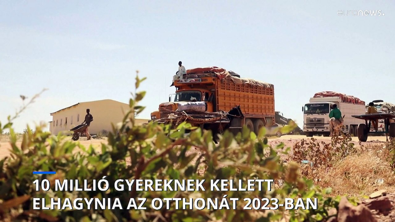 10 millió gyereknek kellett elhagynia az otthonát 2023-ban