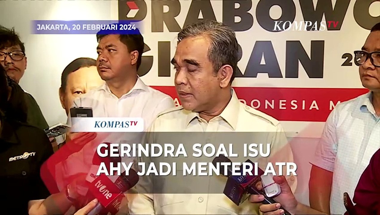 Respons Gerindra soal Kabar AHY Masuk Kabinet Jokowi