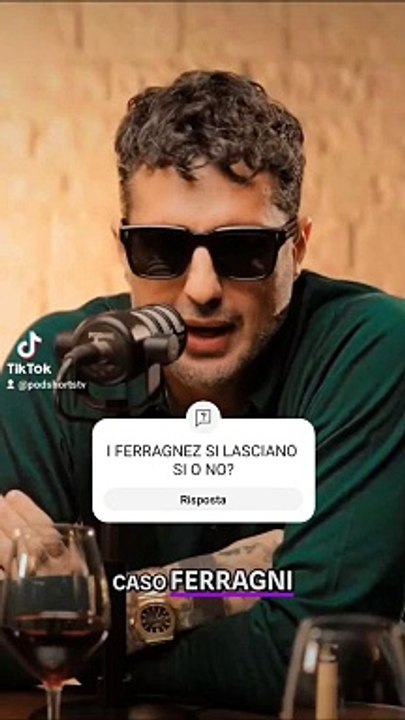 Fabrizio Corona - Ferragnez si lasceranno