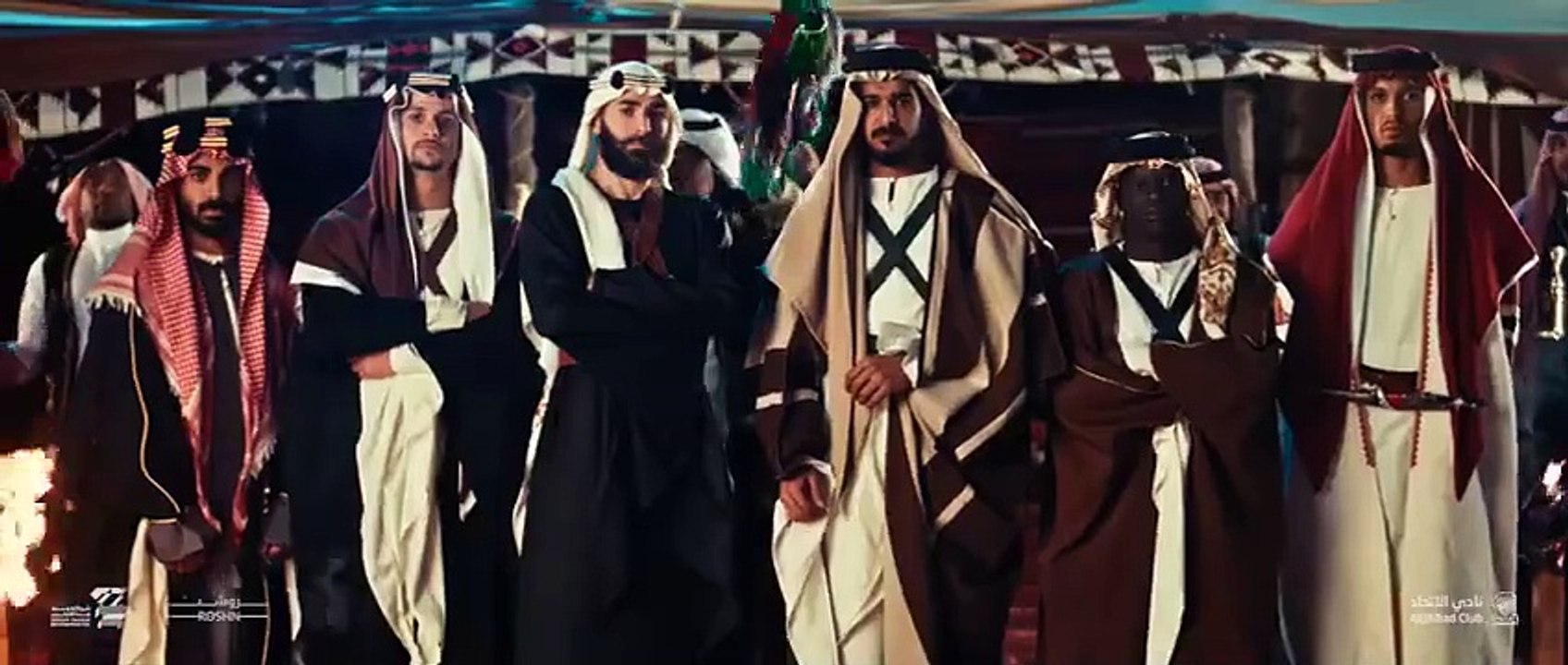 احتفال كريستيانو رونالدو ونيمار وكريم بنزيما بيوم التاسيس السعودي 2024