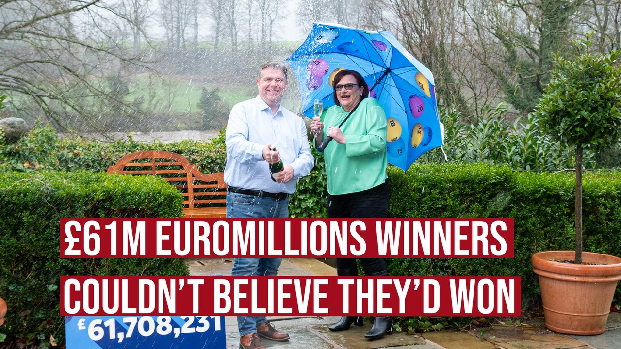 £61 Million EuroMillions winners tell story of how they discovered they'd hit the jackpot!