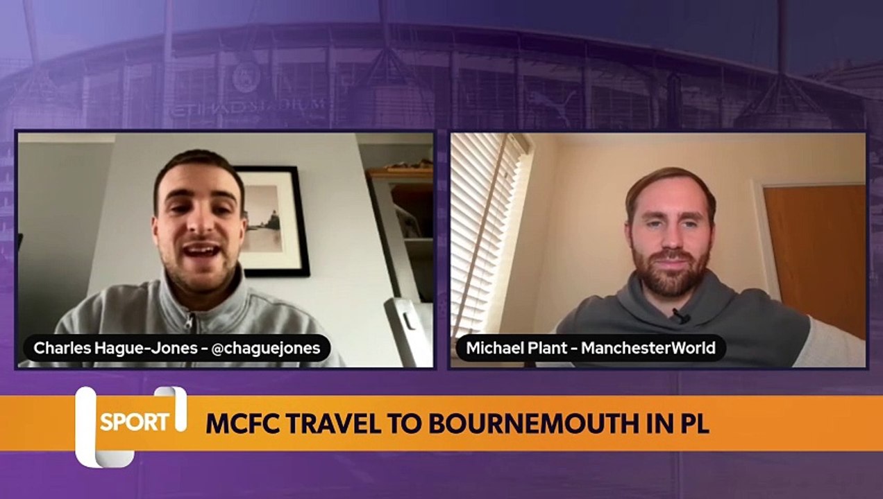 Manchester City travel to Bournemouth in the Premier League