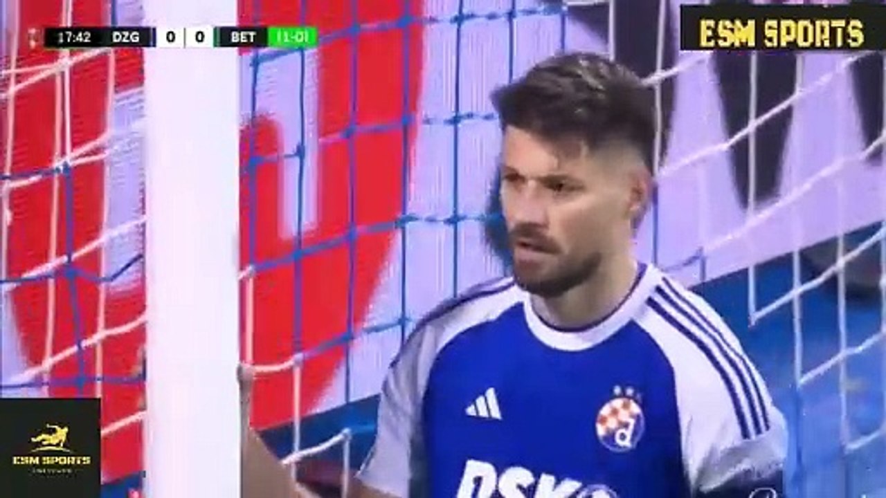 Dinamo Zagreb vs Real Betis 1-1  Highlights & Goals 2024