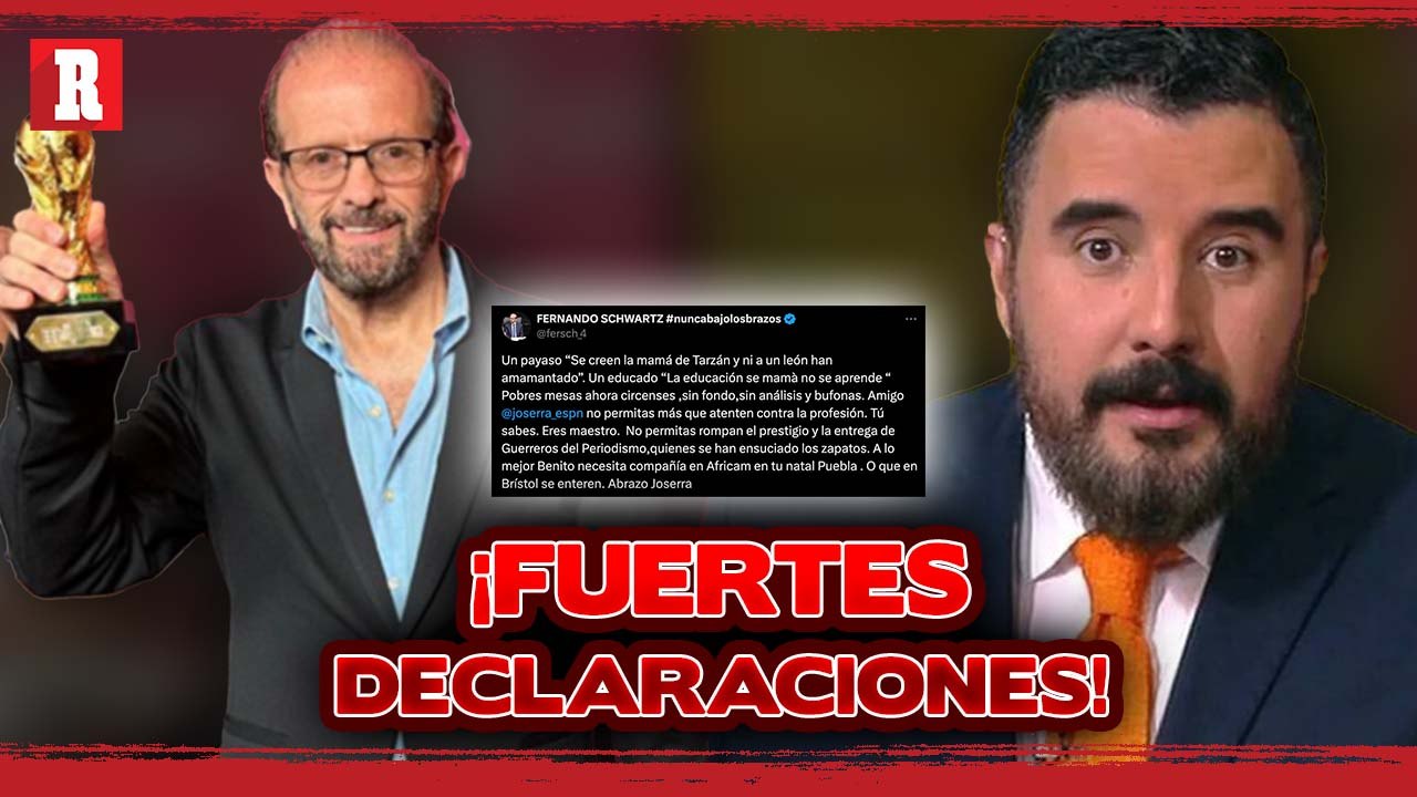 ÁLVARO MORALES y FERNANDO SCHWARTZ protagonizan fuertes declaraciones