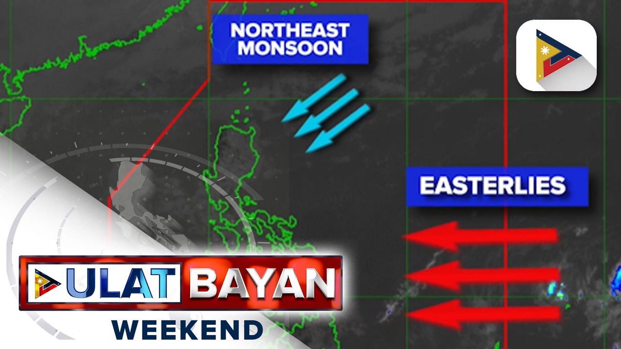 Eastern Samar, Samar at Northern Samar, makakaranas ng kalat-kalat na pag-ulan dahil sa easterlies