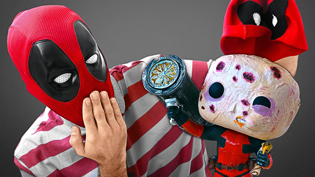 3 In 1 Deadpool Transformations: Funko-Pop, Banana figure, And Wolverine! ️