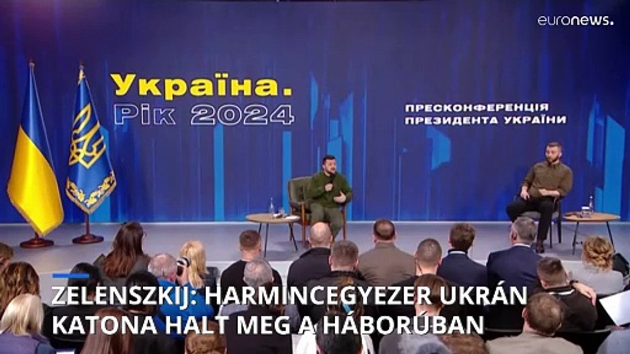 Zelenszkij: 31 ezer katonánk esett el