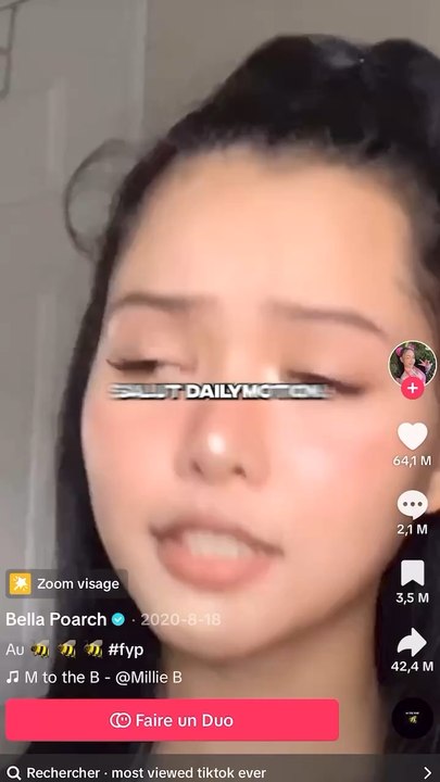 LE RECORD DE LIKE SUR TIKTOK DE BELLA POARCH VA ETRE DÉPASSÉ ?  (Exclu Dailymotion)