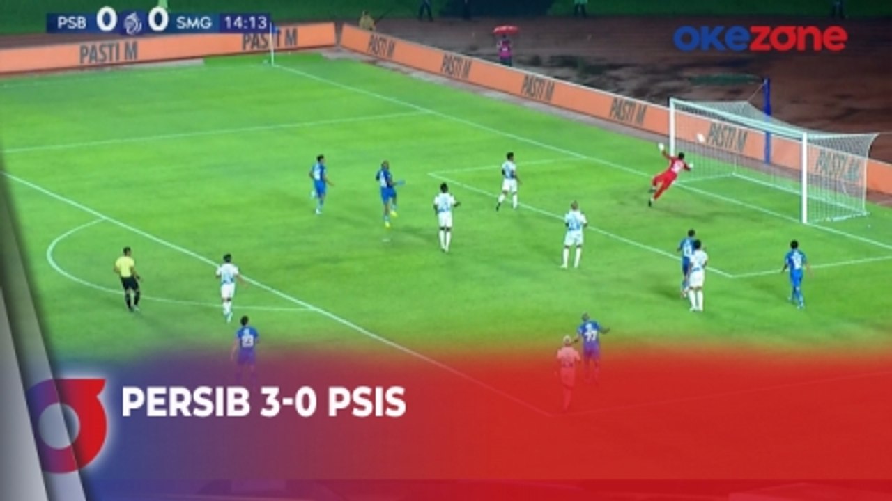 Highlight Liga 1 2023-2024 : Hajar PSIS Semarang Tiga Gol tanpa Balas, Persib Bandung Naik ke Posisi Dua Klasemen
