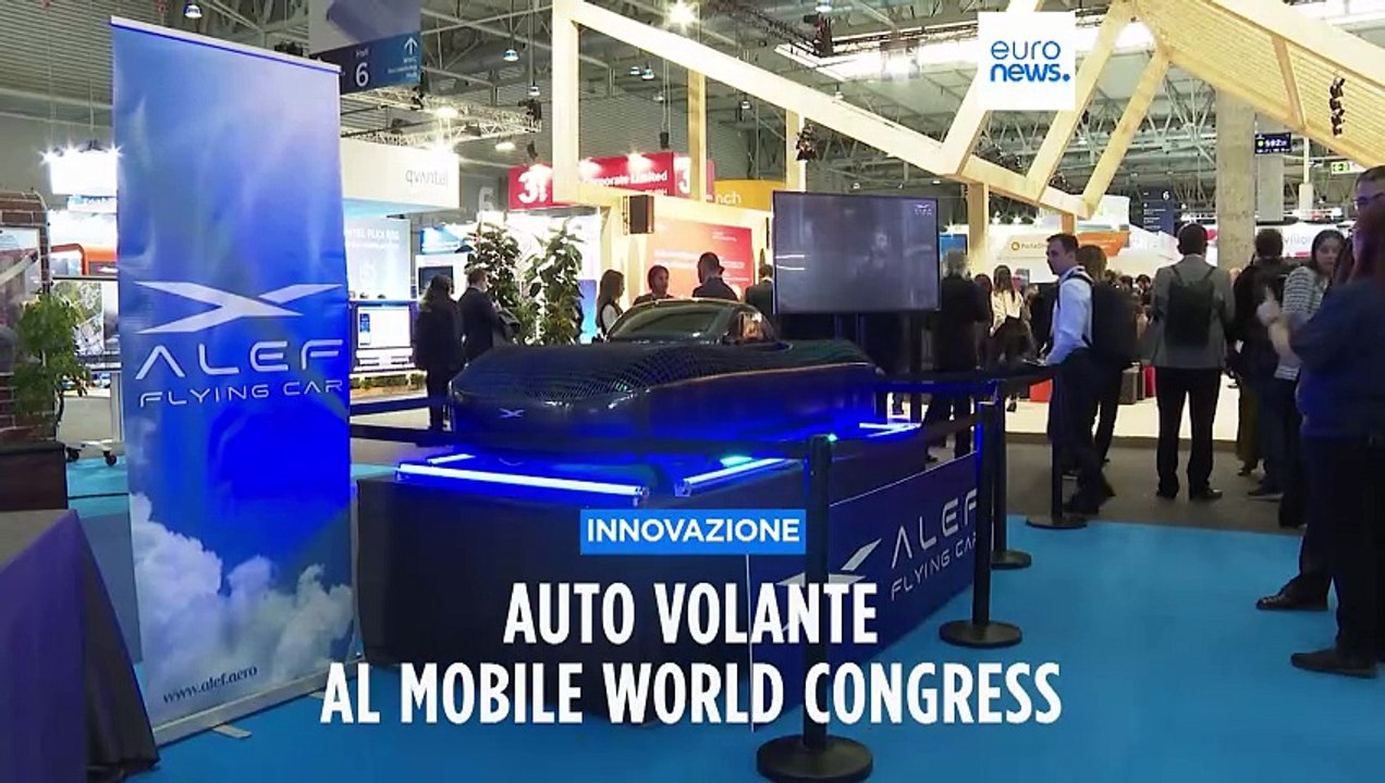 Il primo prototipo di macchina volante al mondo presentata al World Mobile congress