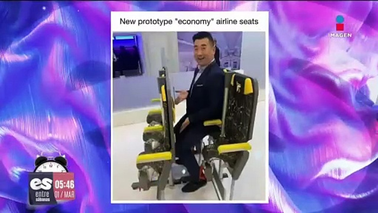 Diseñan nuevo prototipo de asientos de avión