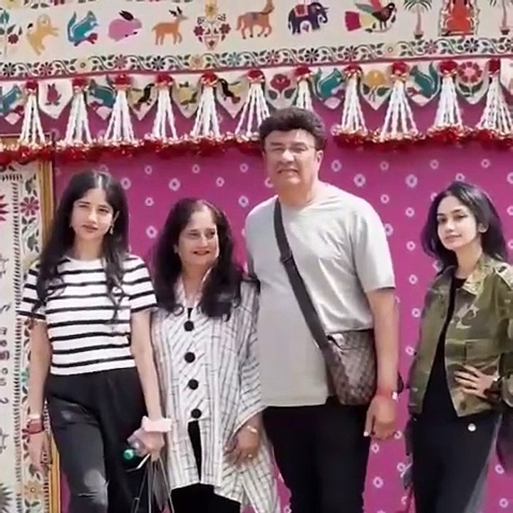 Music Producer Anu Malik with Family in jamnagar